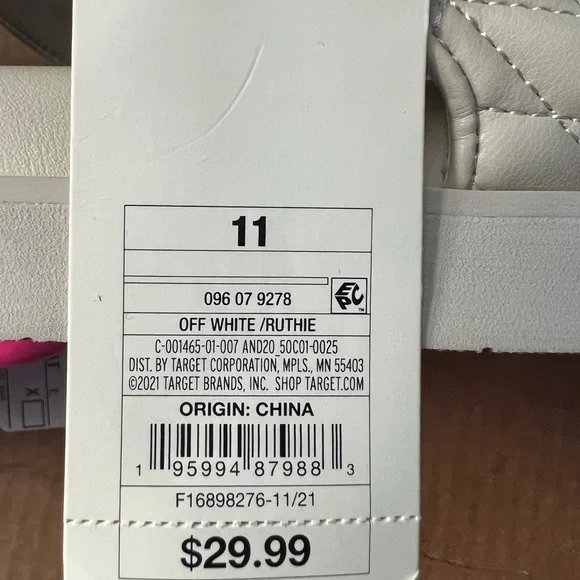 A New Day Women’s Ruthie Quilted Footbed Sandal, sz 11 - Picture 3 of 3